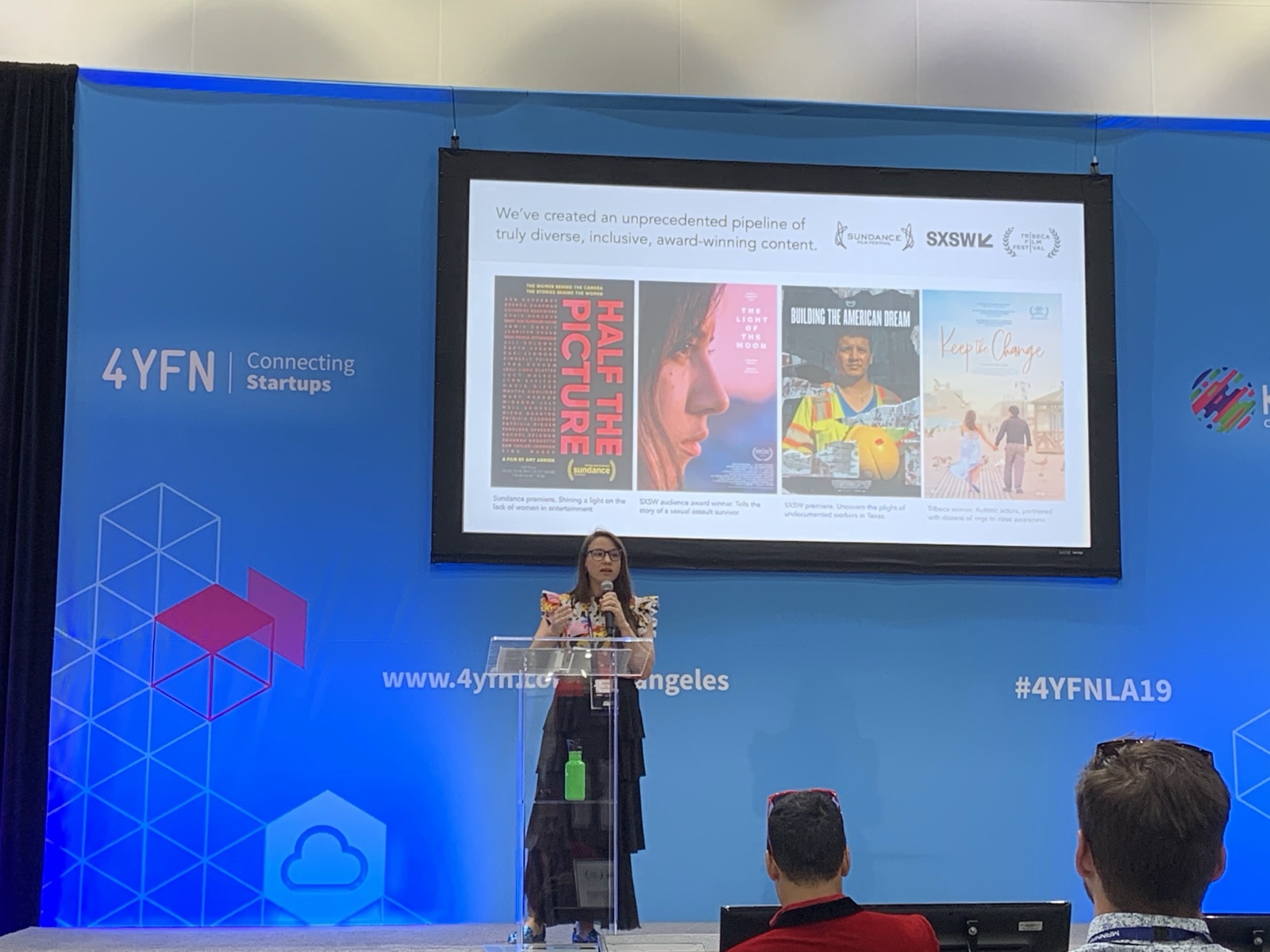 A session on the 4YFN Los Angeles stage